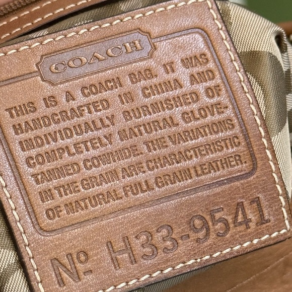 Coach brown signature hobo purse - Picture 6 of 10